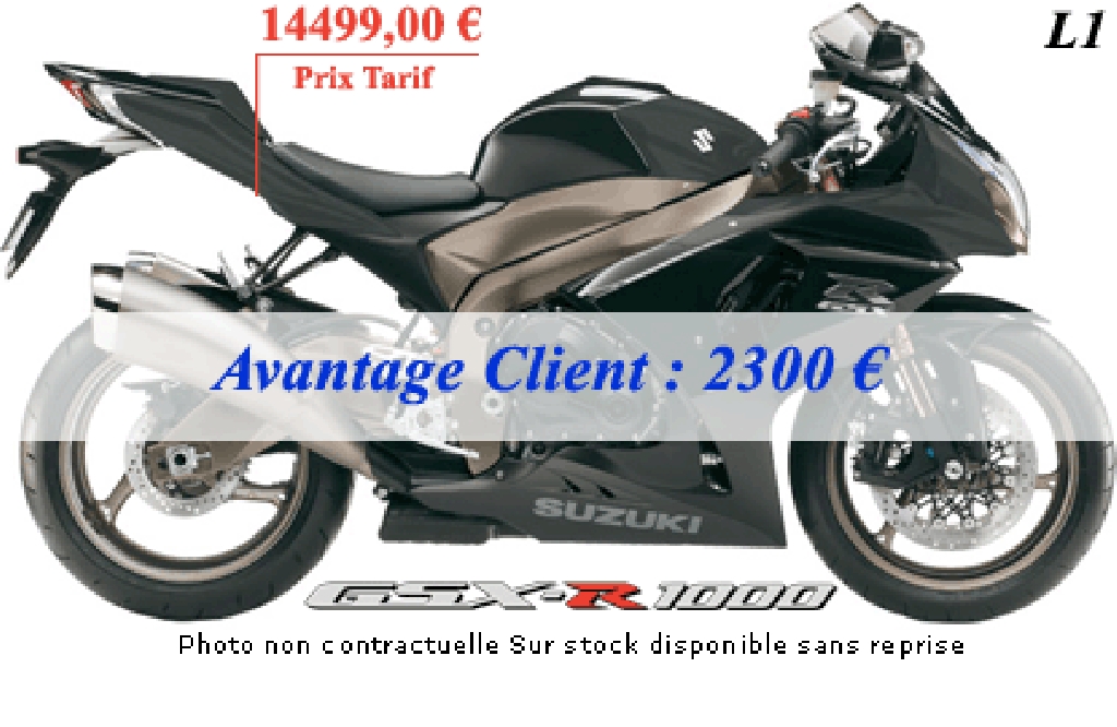 Moto SUZUKI GSX-R 1000  occasion